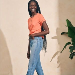 Faherty sun washed organic cotton ss t-shirt